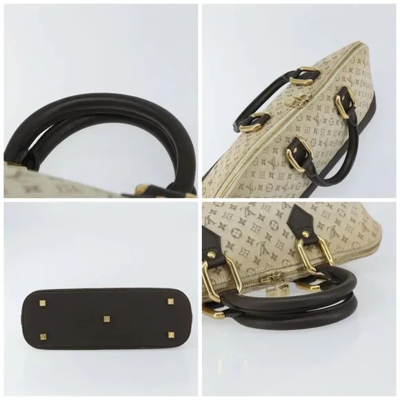 LOUIS VUITTON Monogram Mini Alma Ron Hand Bag Khaki - Picture 14 of 16